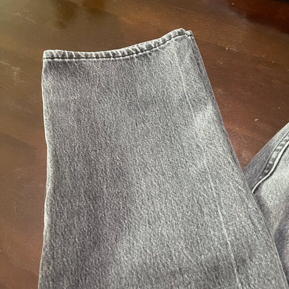 Uniqlo Jeans Black Distressed Loose Straight Jeans Denim Size 28 - Picture 2 of 6